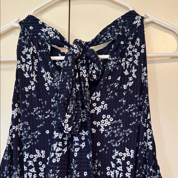 MICHAEL Michael Kors Navy blue Floral Maxi Dress size XL - Picture 6 of 15